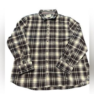 Flag and Anthem Men’s Flannel Shacket Button Down Size XXL NWT